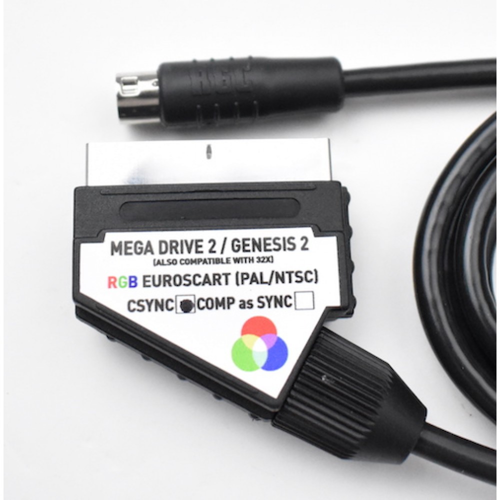 Sega mega drive 1 rgb scart схема